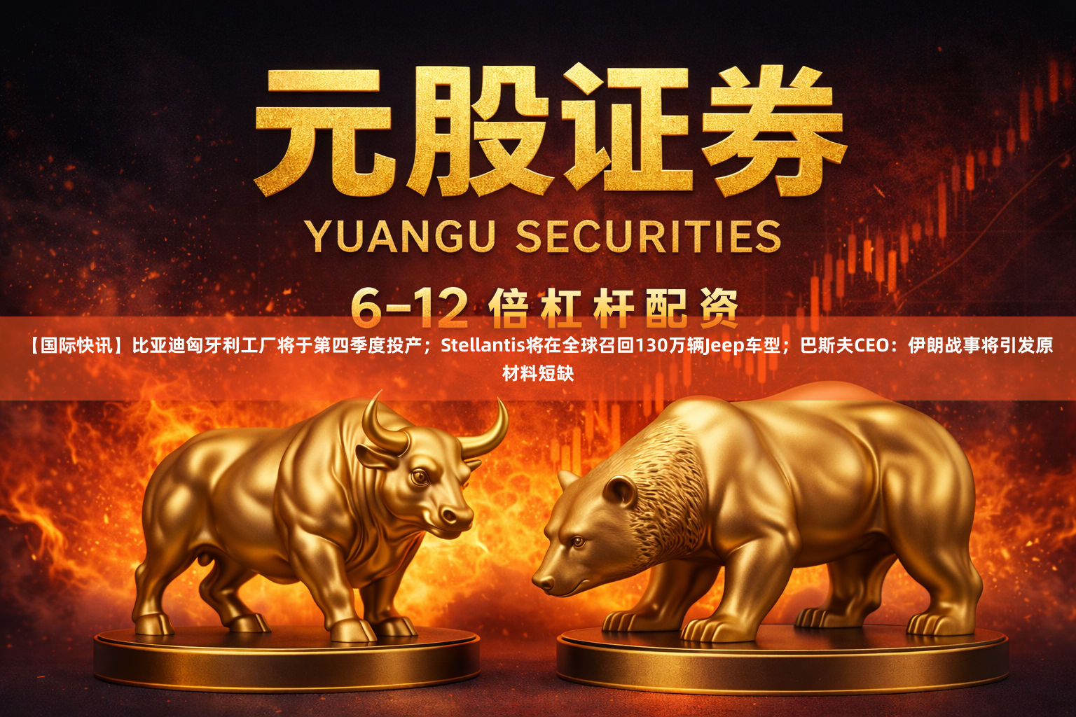 【国际快讯】比亚迪匈牙利工厂将于第四季度投产；Stellantis将在全球召回130万辆Jeep车型；巴斯夫CEO：伊朗战事将引发原材料短缺