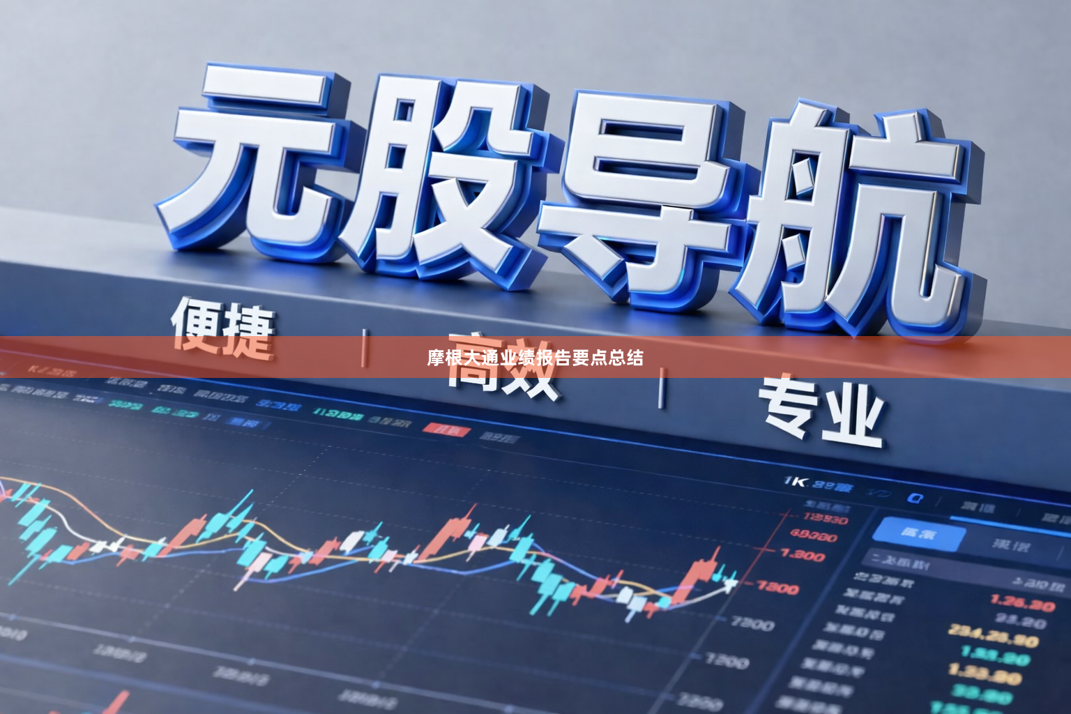 摩根大通业绩报告要点总结