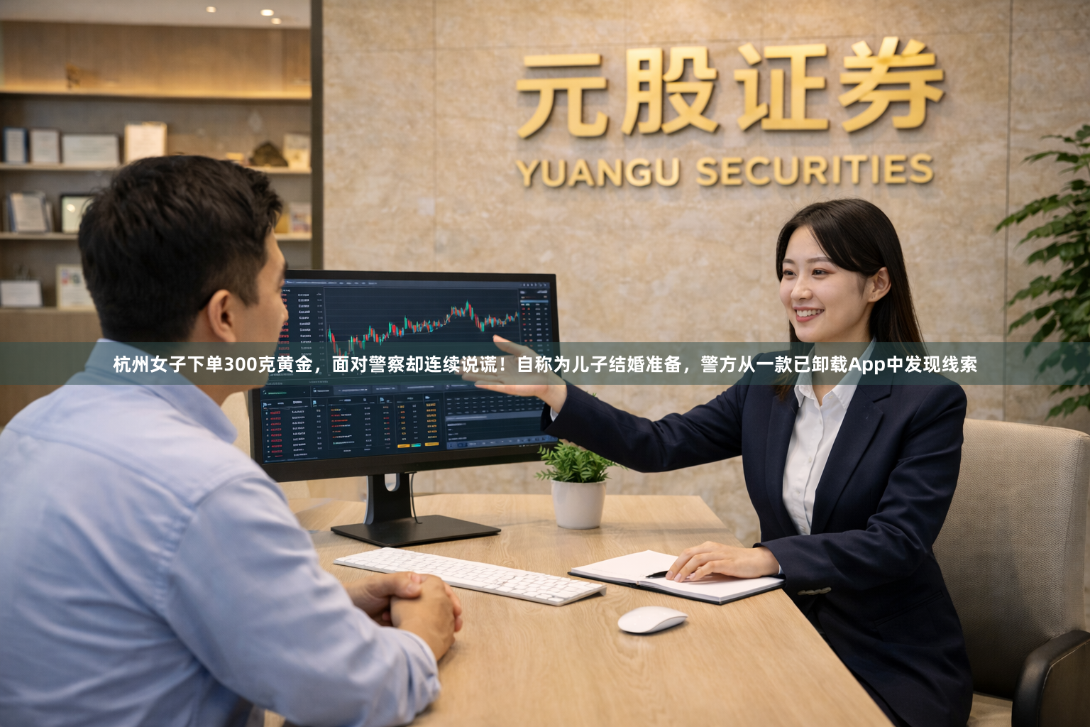 杭州女子下单300克黄金,面对警察却连续说谎!自称为儿子结婚准备,警方从一款已卸载App中发现线索