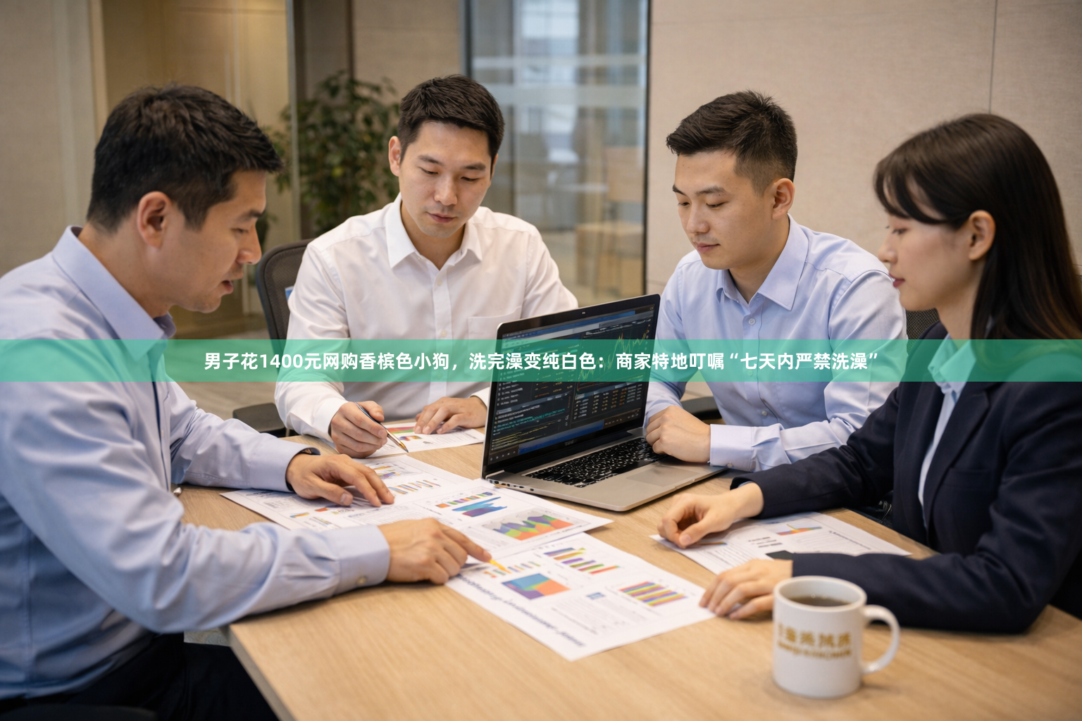 男子花1400元网购香槟色小狗，洗完澡变纯白色：商家特地叮嘱“七天内严禁洗澡”
